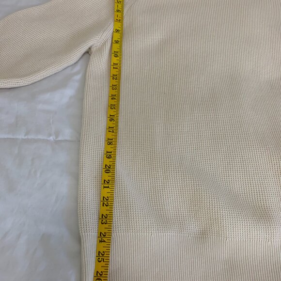 RW&CO Cream Mens Crew Neck Sweater - Picture 8 of 11